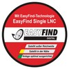 RED OPTICUM Easyfind LNB Single, Heat and Cold-Resistant Digital LNB