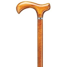 Unisex Derby Cane Cherry Finish -Affordable Gift! Item #DHAR-9789200
