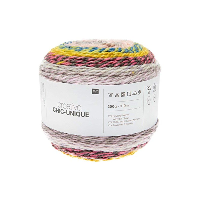Rico Creative Chic Unique Chunky 006 Multicolour 200g