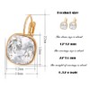 XUPING Luxury Crystals Earrings For Women Gold Fashion Leverback Earrings