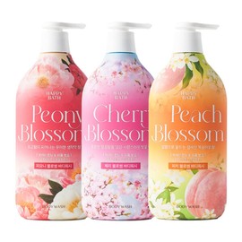 Happy Bath Blossom Body Wash 900g 2 packs - 02 Cherry Blossom 900g 2 packs / 해피바스 블로썸 바디워시 900G 2입 - 02 체리 블로썸 900g 2입