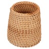 NOLITOY 1pc Woven Pen Holder Organizer Creative Sundries Storage Basket