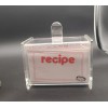 Huang Display Top Recipe Box Acrylic Office Home Desk.