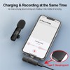 Premium Wireless Clip-on Lavalier Microphone Compatible with Androids Video Recording,Vlog