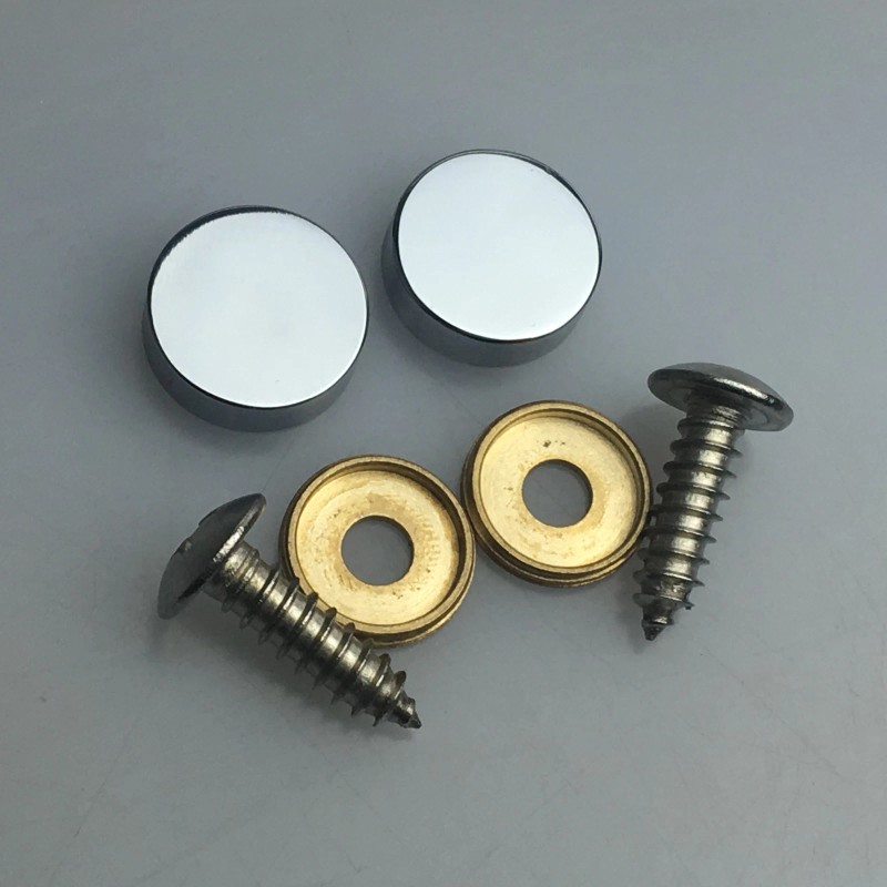 ITEZA LLC Stainless Steel Rust Free Metal Chrome Screw Cap