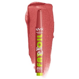 NYX PROFESSIONAL MAKEUP Fat Oil Slick Click, Bálsamo labial vegano ligero, acumulable y pigmentado - Sin necesidad de filtro