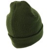 Armycrew Gorro largo de punto gofre grueso para invierno, Verde