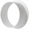 6" Inch / 150 mm Duct Connector Flange, Plastic Straight