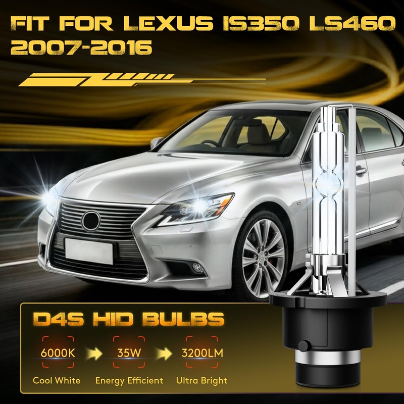 EASY EAGLE D4S HID Xenon Headlight Bulbs Compatible with Lexus