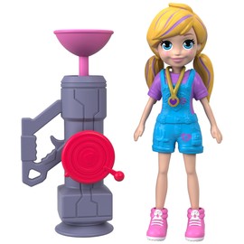 Polly Pocket Active Pose Doll, Zipline Polly