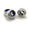 ProRaje Pack of 10 NYLSTOP Nuts M6 Stainless Steel Undelayed