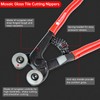 Glass Tile Nippers - Heavy Duty Wheeled Glass Mosaic Nipper