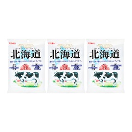 Umaya - Japanese Ribon Real Hokkaido Milk and Cream Calcium Enriched Soft Candy with Snack Bag Clip Combo Set (3 Pack - 3.8oz/Pack)