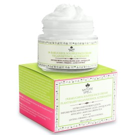 Nature Spell Natural Retinol Cream for Face 100ml – Reduces Appearance of Fine Lines – (Bakuchiol + Hyaluronic Acid) - Anti Wrinkle Face Cream – 100% Vegan Suitable for all Skin Types - Made in the UK