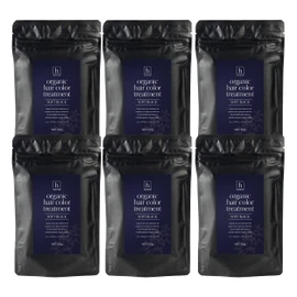 HENNA Hair Dye, Soft Black, 21.2 oz (600 g), Organic Hair Color, Color Treatment, Herbs, Powder, Synthetic Free, Gentle on Hair and Scalp