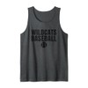 Maxwell Public Wildcats Baseball Tank Top