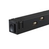Maytoni Track Lighting Straight Connector for Magnetic Rail Systems, Black,