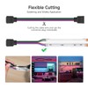 BTF-LIGHTING 5 Pack 22AWG 5 Pin JST Male to Female