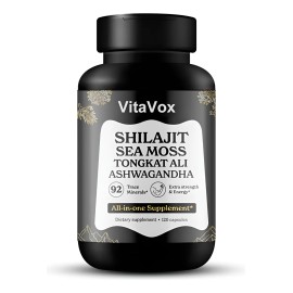 Moss Shilajit 120 Capsules Anti-envejecimiento