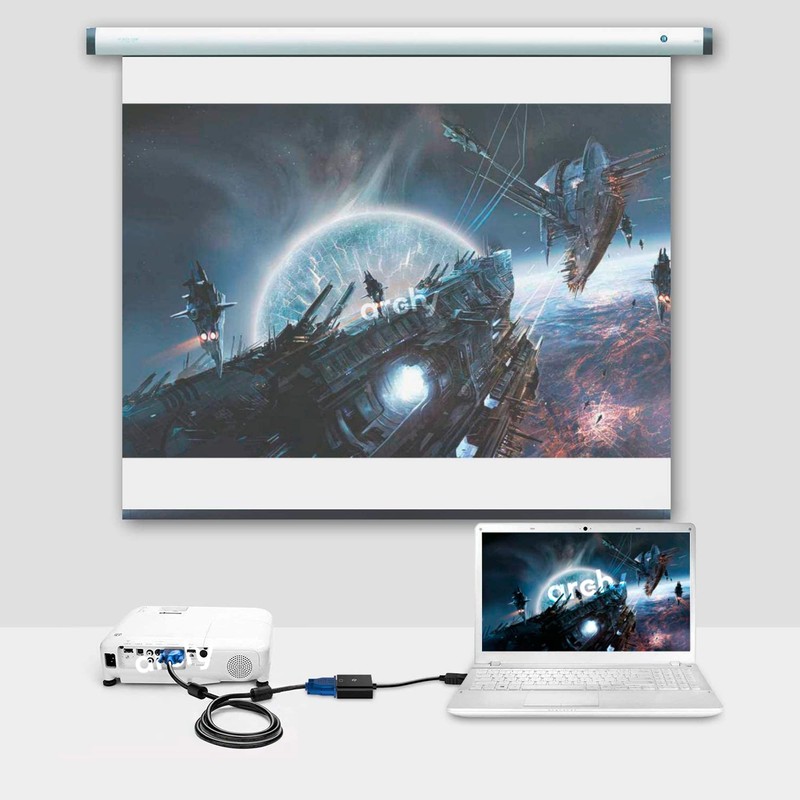 Archy Cable VGA a VGA 5 metros 1080P Macho a