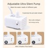 HAPUP Cat Water Fountain Pump Replacement Silent Original Cat Fountain