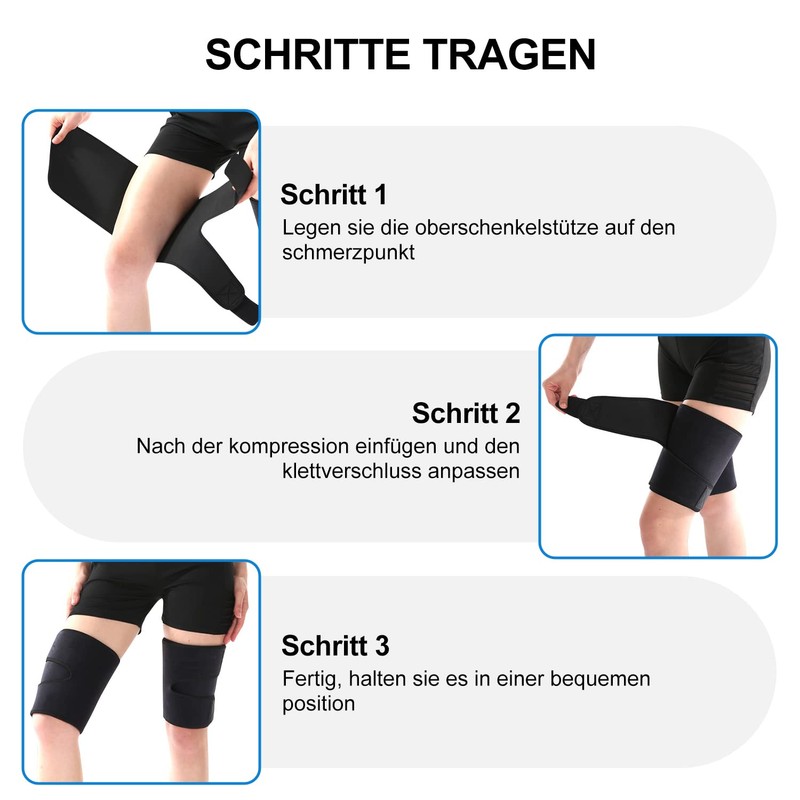 supregear Thigh Support Support Adjustable Compression Neoprene Thigh Sleeves Breathable