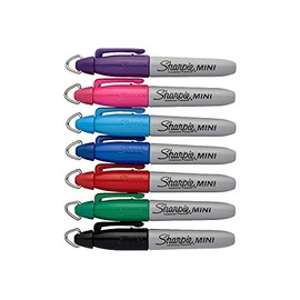 Sharpie 100405 Mini Permanent Markers Fine Point Assorted Bulk (35111)