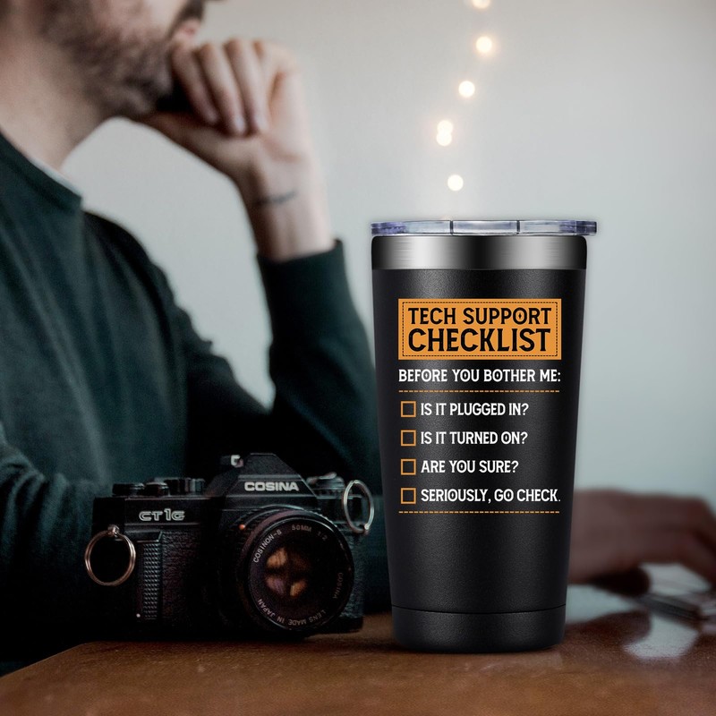 DOEARTE Tech Gifts for Men - Tech Support Checklist -