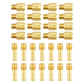 Main Jet and Pilot Slow Jet Kit Fit for VM18 VM20 VM22 VM26 VM24 VM28 VM30 VM32 VM34 VM36 VM38 VM44 Carburetors CRB 30Pcs