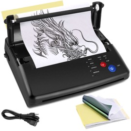 Tattoo Stencil Transfer Copier Printer with 20PCS Stencil Sheets Tattoo Stencil Printer for Men and Women, Tattoo Supplies