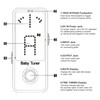 Mini Pedal Tuner Monoblock Chromatic Tuning Effect for Electric Guitar