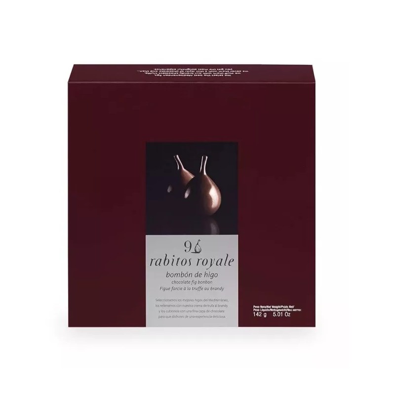 La Higuera Rabitos Royale Gourmet Dark Chocolate Stuffed Fig Bonbons