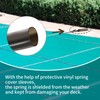 Belleone 10Pcs Pool Cover Spring Sleeve, Replacement Winter Swimming Pool