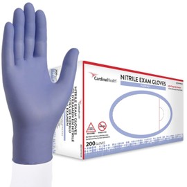 Cardinal Health Flexal Nitrile Exam Gloves, Powder-Free, Large