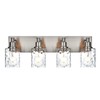 BONLICHT Modern Bathroom Light Fixtures in Brushed Nickel Finish, 2