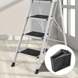 Pack of 2 Ladder Rubber Feet Replacement Feet for Ladders Non-Slip Rubber Feet for Ladders Easy to Assemble Non-Slip and Shock Absorbing Provides Optimal Protection and Stability for Your Ladder