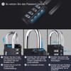 Diyife Combination Lock, High Performance Lock, 4-Digit Resettable, Waterproof Padlock