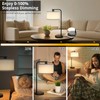 Table Lamp for Bedroom with USB C+A Ports, Fully Stepless