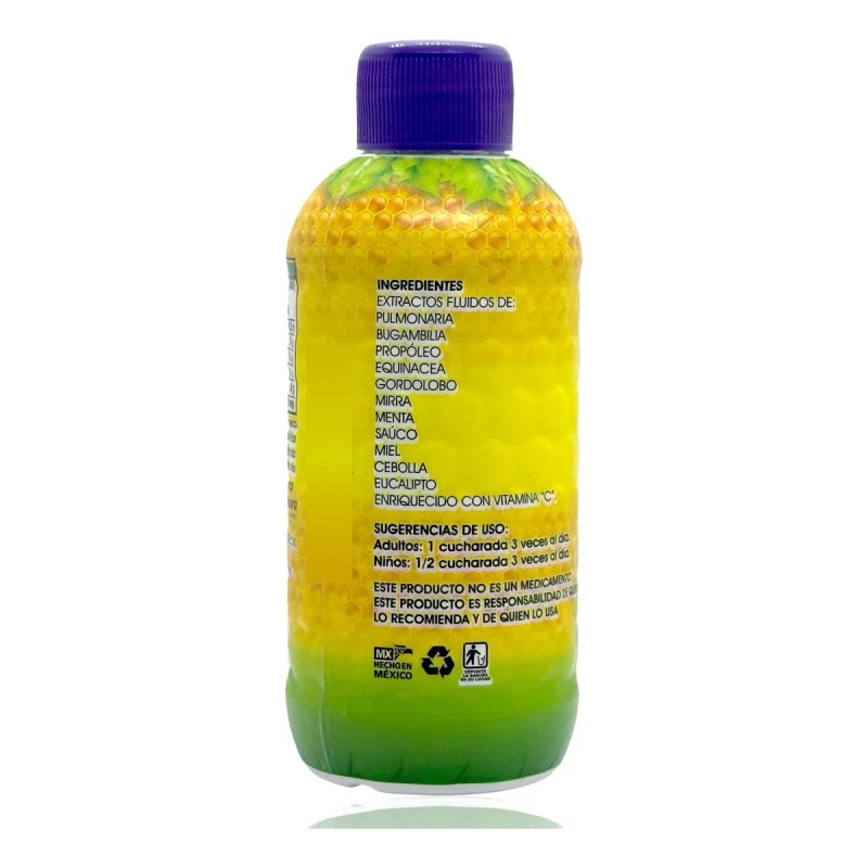 Jarabe Miel Con Extractos Herbales 240 Ml Supra Natura Miel