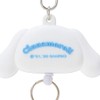 Sanrio 189618 Cinnamoroll Face Reel Keychain, White