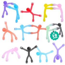 10Pcs Magnetic People Figures, Fridge Magnets Men, Colorful Fun Magnets Toys, Cute Fridge Magnet for Gift, Locker, Whiteboard, Kids Travel Toys, Office