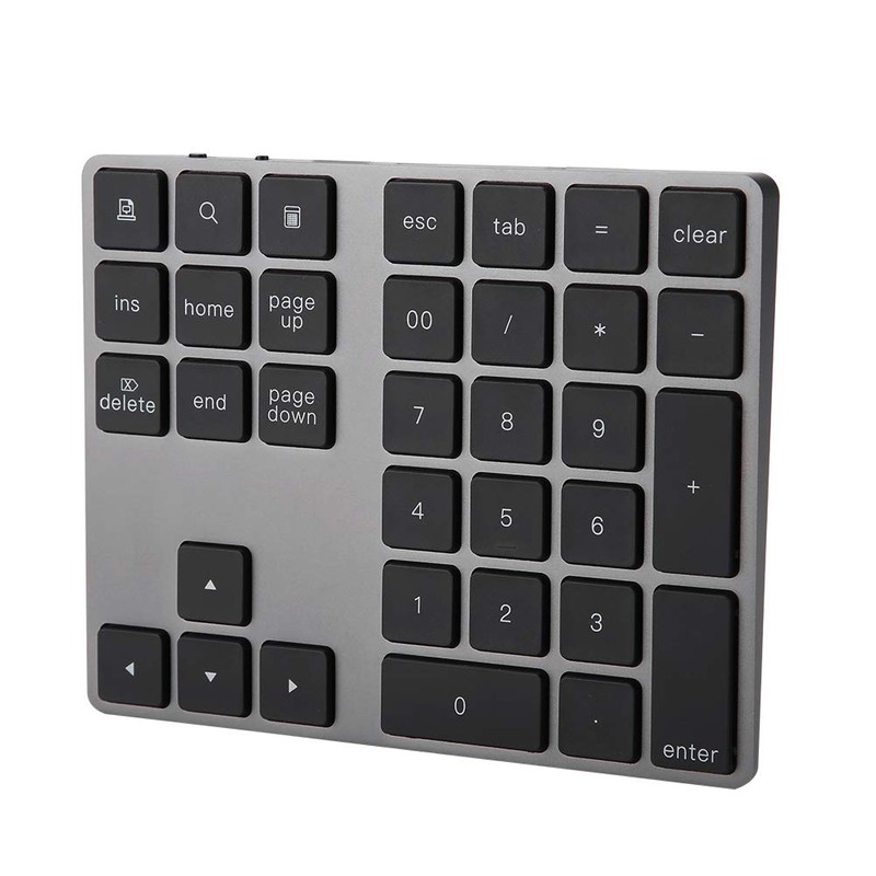Teclado Numérico Inalámbrico, 34 Teclas Mini Teclado Numérico Teclado Numérico