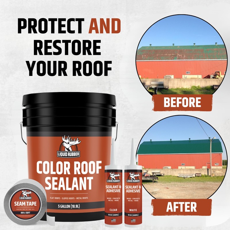 Liquid Rubber Color Roof Sealant- Elastomeric Waterproof Small Repair Coating