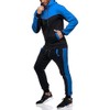 Marine Royal Track Suits for Men Set Full Zip Sweatsuit