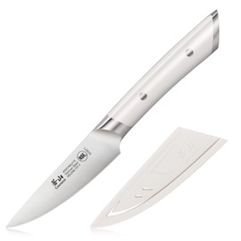 Cangshan HELENA Series German Steel Forged 3.5" Paring Knife with Sheath (White)