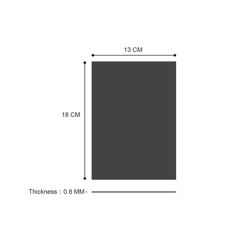 MagX Super Thick Magnetic Sheets 15 Pack 0.76mm Flexible Magnet
