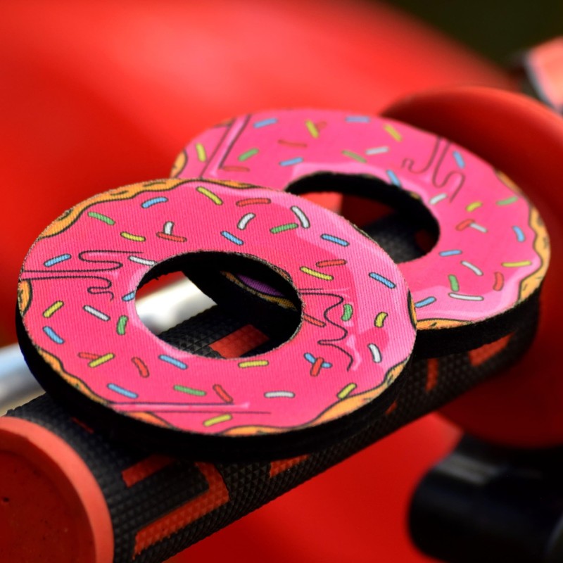 Pink Doughnut - Gripdonuts.com® Premium MX BMX Dirt Bike Motorcycle