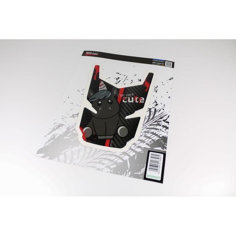 Tankpad Compatible with KTM Motorcycle Tank Evil Unicorn Carbon Look
