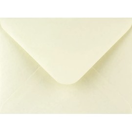 5" x 7" (133x184mm) Coloured Envelopes for Greeting Cards Wedding Invitations & Crafts Pack of 50 (Cream)