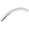 Top Knobs M385 Nouveau Collection 3-3/4" Bow Pull, Polished Chrome